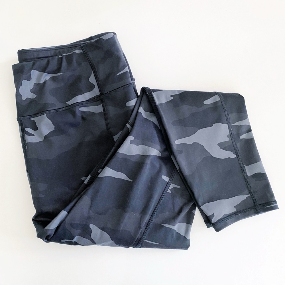 Athleta Leggings Camo Gray